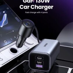Kamstore.com.ua Автомобильное зарядное устройство UGREEN 35026 EC706 GaNInfinity 130W 3C1A (3)
