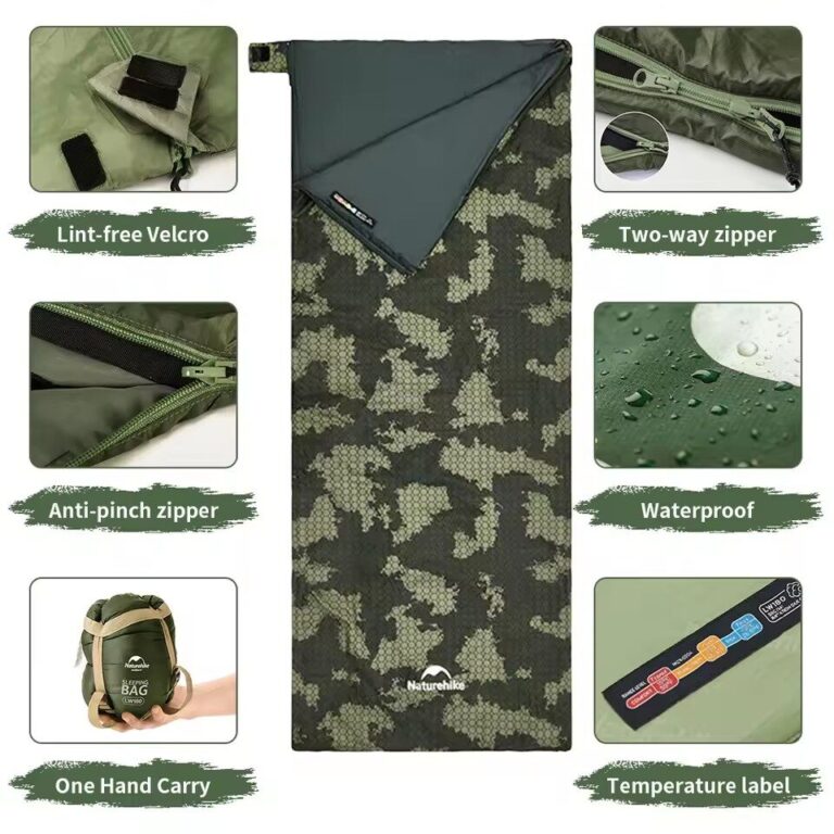 Kamstore.com.ua Спальный мешок NatureHike LW180 туристический Хаки (2)