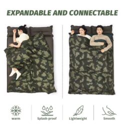 Kamstore.com.ua Спальный мешок NatureHike LW180 туристический Хаки (5)