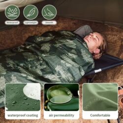 Kamstore.com.ua Спальный мешок NatureHike LW180 туристический Хаки (7)