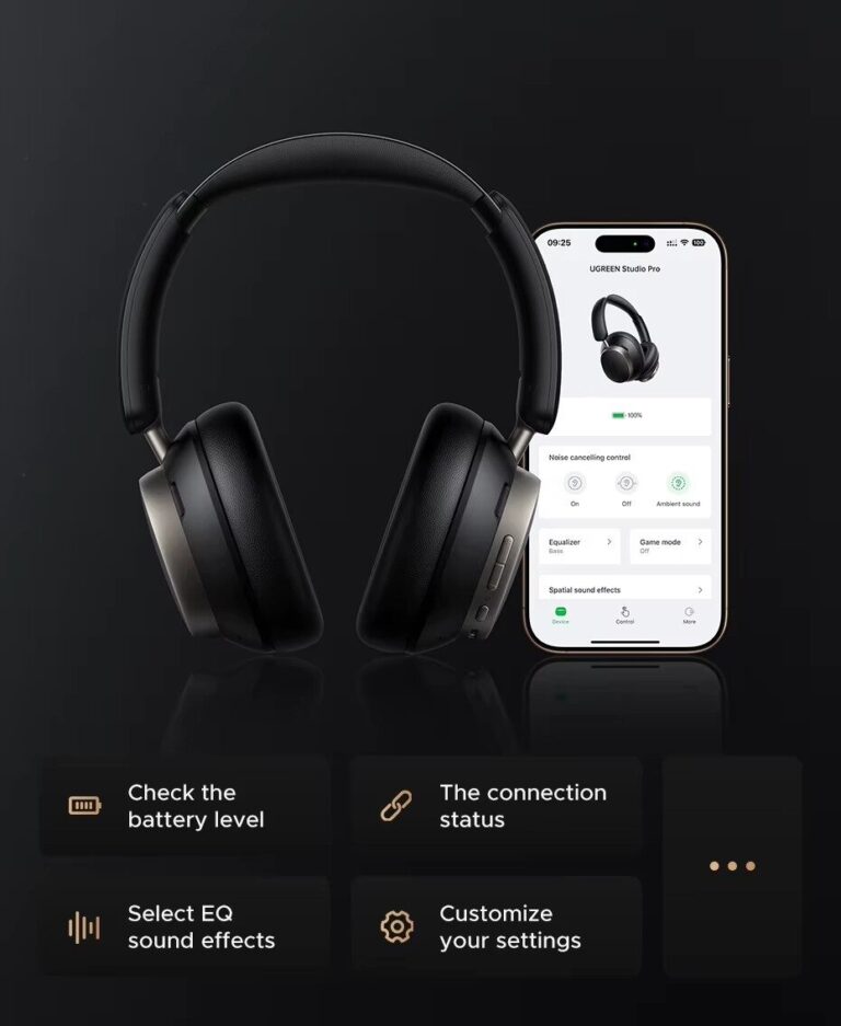 Kamstore.com.uaНаушники Ugreen HP206 Black (55687 (15)