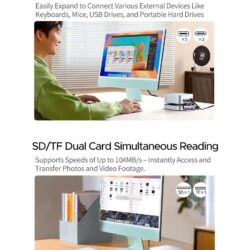 Kamstore.com.ua Док-станция 11-in-1 UGREEN CM841 (65489) для Mac Mini (M4 M4 Pro)
