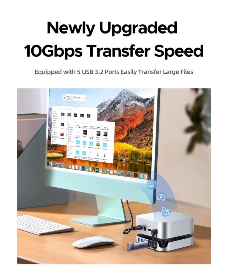 Kamstore.com.ua Док-станция 11-in-1 UGREEN CM841 (65496) для Mac Mini (M4 M4 Pro)