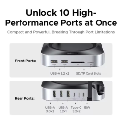 Kamstore.com.ua Док-станция 11-in-1 UGREEN CM841 (65501) для Mac Mini (M4 M4 Pro)
