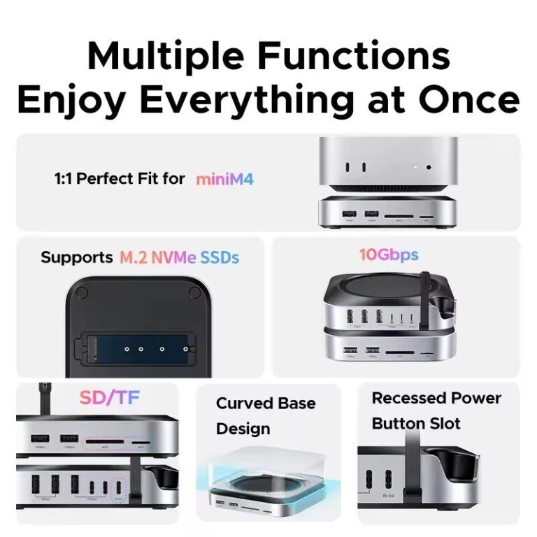 Kamstore.com.ua Док-станция 11-in-1 UGREEN CM841 (65502) для Mac Mini (M4 M4 Pro)