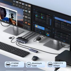 Kamstore.com.ua KVM переключатель HDMI 2 In 2 Out Ugreen AK500 Black 55455 (16)