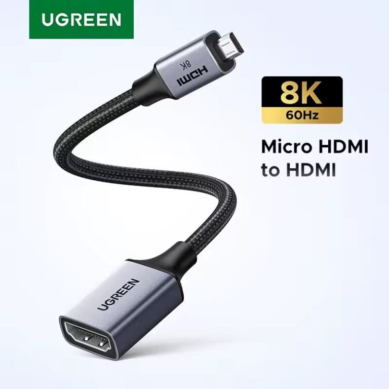 Kamstore.com.ua Кабель micro HDMI to HDMI 8K Ugreen HD182 (65593 (1)