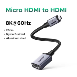 Kamstore.com.ua Кабель micro HDMI to HDMI 8K Ugreen HD182 (65593 (12)