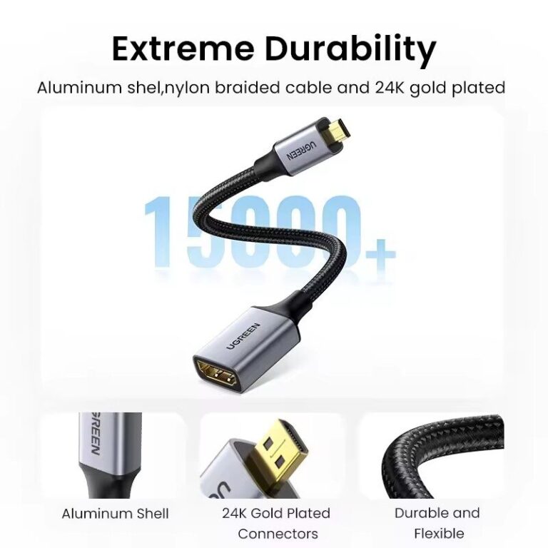 Kamstore.com.ua Кабель micro HDMI to HDMI 8K Ugreen HD182 (65593 (2)