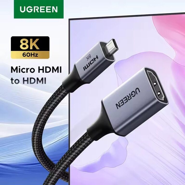 Kamstore.com.ua Кабель micro HDMI to HDMI 8K Ugreen HD182 (65593 (9)