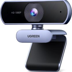 Веб-камера UGREEN CM678 1080P USB Full HD, шумоподавление, Plug and Play, автоматическая коррекция освещенности, для потоковой передачи Black (75326)
