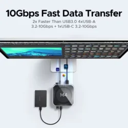 Kamstore.com.ua Док-станція 10-in-1 for Mac mini M4 or M4 Pro Ugren CM841 (65488 (3)