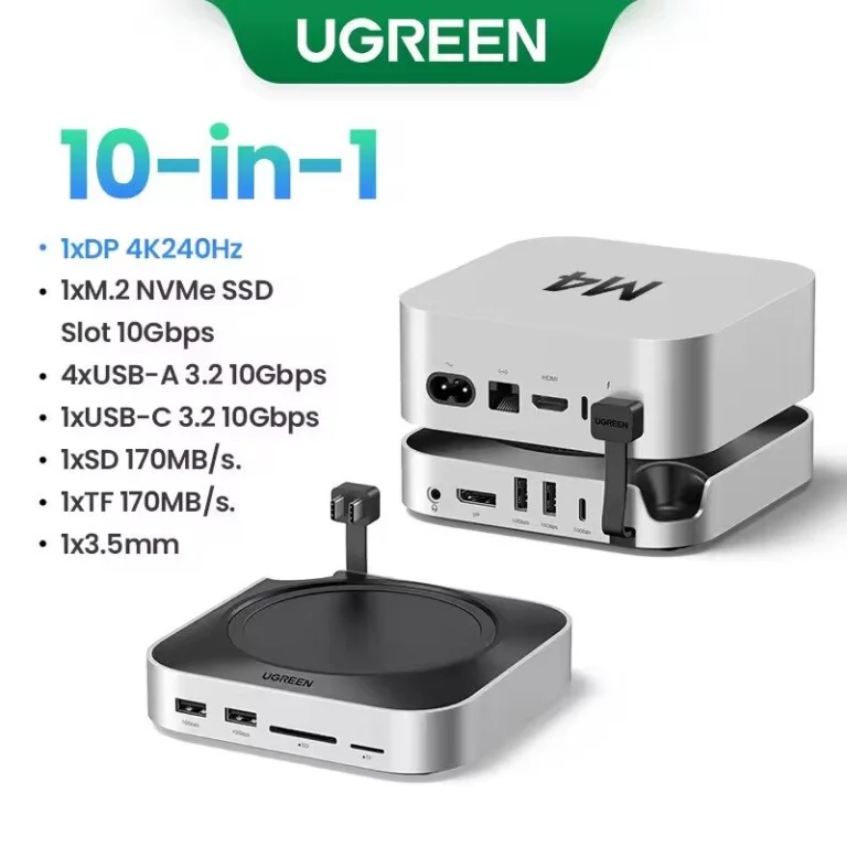 Kamstore.com.ua Док-станція 10-in-1 for Mac mini M4 or M4 Pro Ugren CM841 (65488 (6)