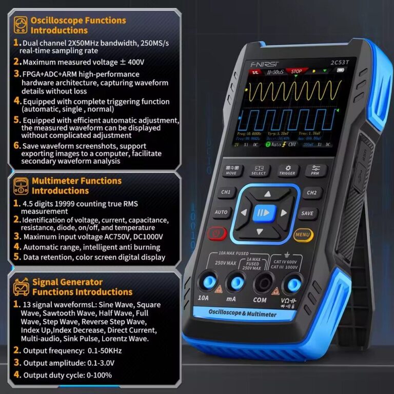 Kamstore.com.ua Осциллограф портативный 3 in 1 FNIRSI 2C53T (2)