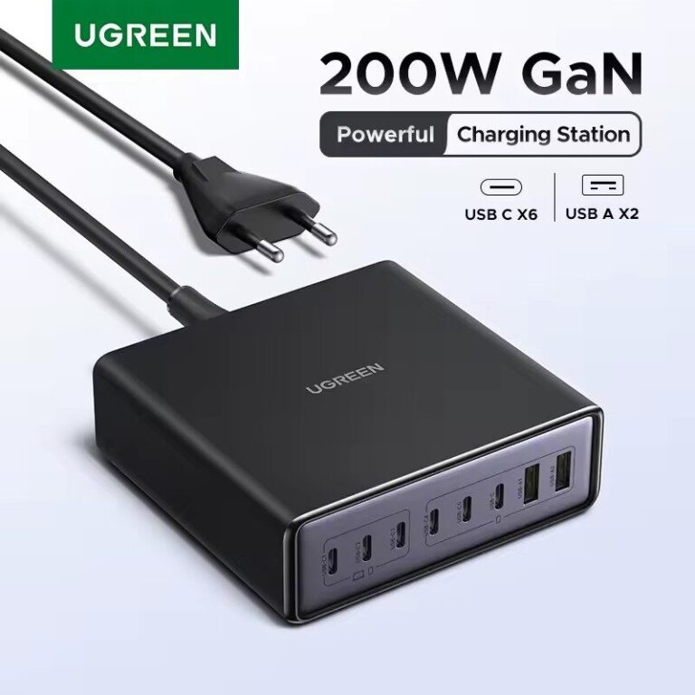 Зарядное устройство настольное 200W 8-Port Ugreen X766 (55324 (2)