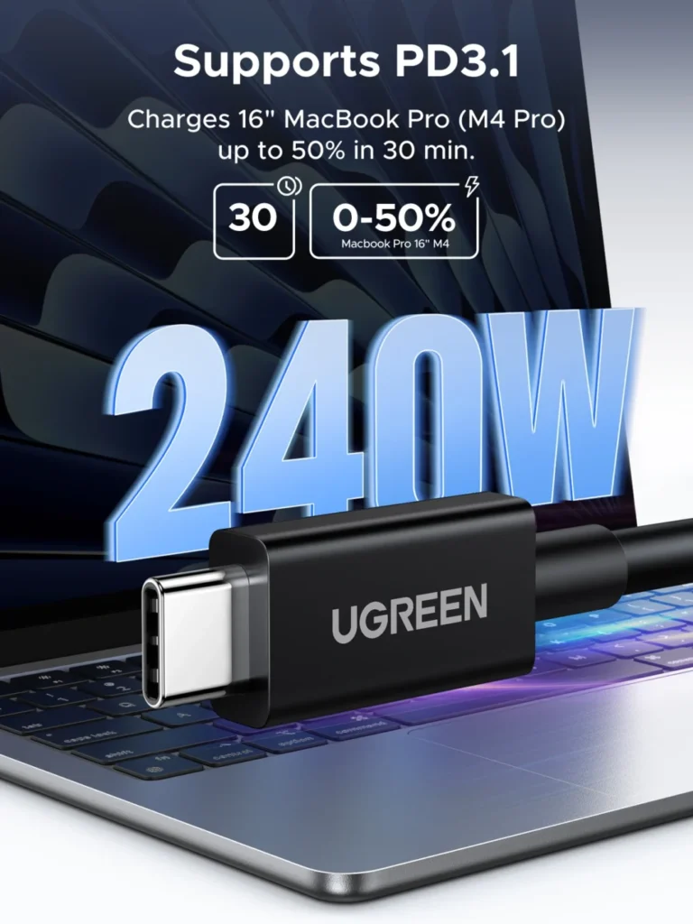 Kamstore.com.ua Кабель Thunderbolt5 Ugreen L703 (45966 (5)