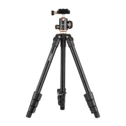 Штатив Andoer Q160SA с панорамной шаровой головкой для цифровых зеркальных фотокамер, видеокамер Canon, Nikon, Sony 40-126 см Black