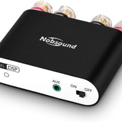 Усилитель мощности Nobsound NS-10G PRO 2.0-канальный Bluetooth 5.0-100W мини цифровой усилитель с блоком питания Black