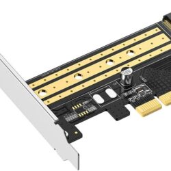 Карта расширения для ПК Ugreen CM302 PCI-E на SSD M.2 NVMe для установки твердотельных накопителей Black (70503)