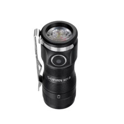 Светодиодный фонарик Sofirn SC13 SST40 LED 1300 люмен аккумуляторный 18350 с зарядкой через USB-C EDC-брелок с магнитом и защитой от воды для повседневного ношения, кемпинга, пеших прогулок Black