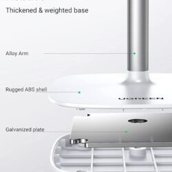 მობილურის_დამჭერი_UGREEN_LP177_60343_Adjustable_Desktop_Cell_Phone_Stand_White_6 მობილურის_დამჭერი_UGREEN_LP177_60343_Adjustable_Desktop_Cell_Phone_Stand_White_6