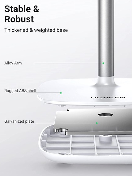 მობილურის_დამჭერი_UGREEN_LP177_60343_Adjustable_Desktop_Cell_Phone_Stand_White_6 მობილურის_დამჭერი_UGREEN_LP177_60343_Adjustable_Desktop_Cell_Phone_Stand_White_6