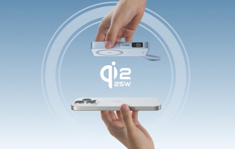 Ugreen-PB773-Magnetyczny-Powerbank-10000mAh-Qi2-25W-USB-C-30W-MagFlow-Waga-produktu-254-g